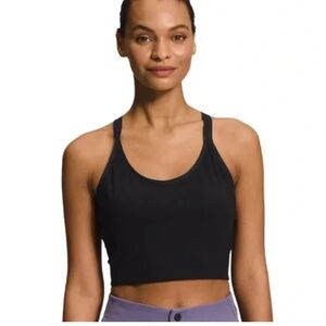 Women’s Sports Bra / Cropped Tank, Black, size small